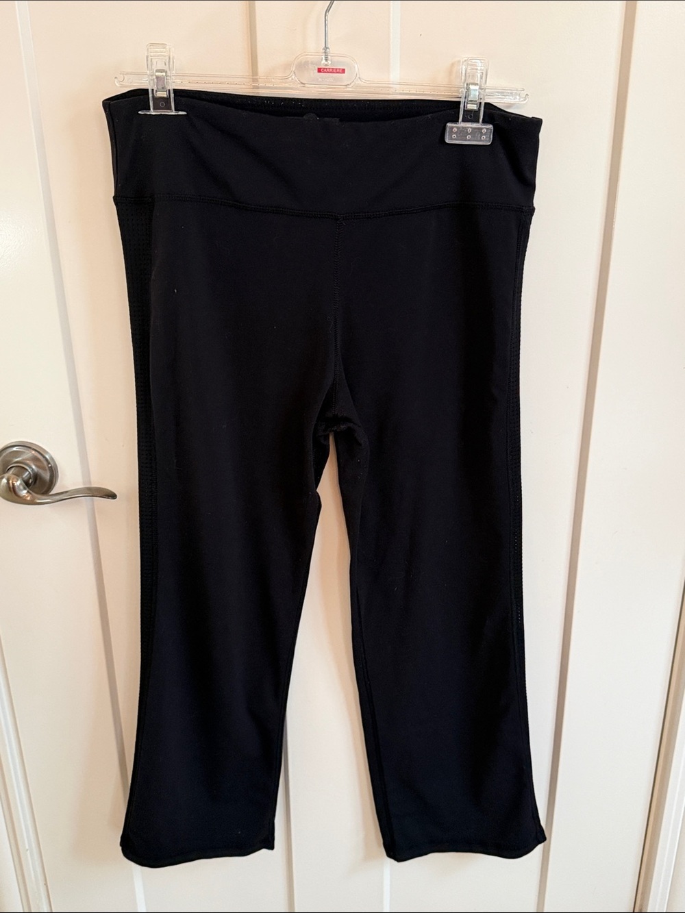 Women's Black Capri Active Pants